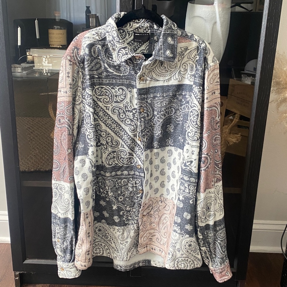 Paisley Bandana Print Button Down from ASOS